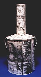 New Visions Vessel 113, Les Lawrence, USA Photograph silkscreen on porcelain 38cmx16cmx5cm